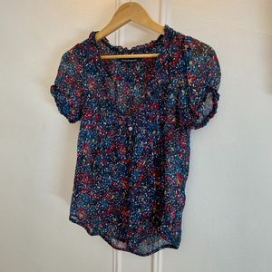 French Connection blouse w/ puffed sleeves (US2)